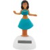 Voila Solar Powered Dancing Hula Girl Swinging Bobble Doll Gift Car Home_Assorted Color